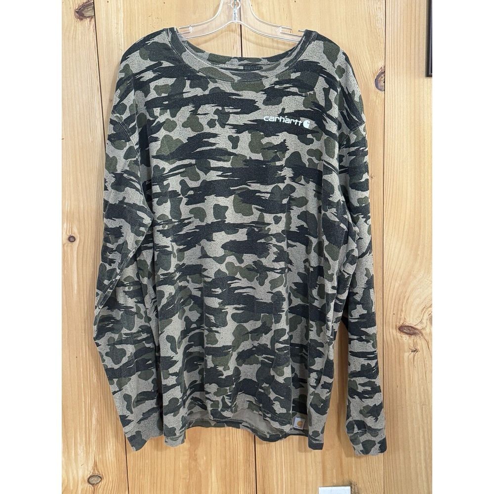 Carhartt camo long sleeve tee XXL